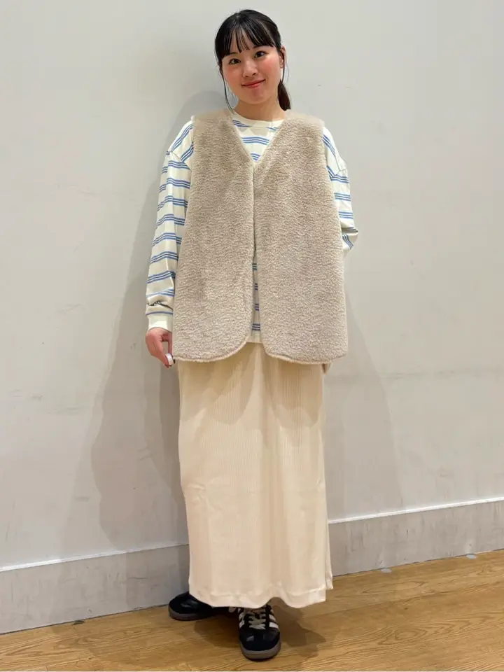 アソートボーダーロングTシャツ/チュニック/AMERICAN HOLIC