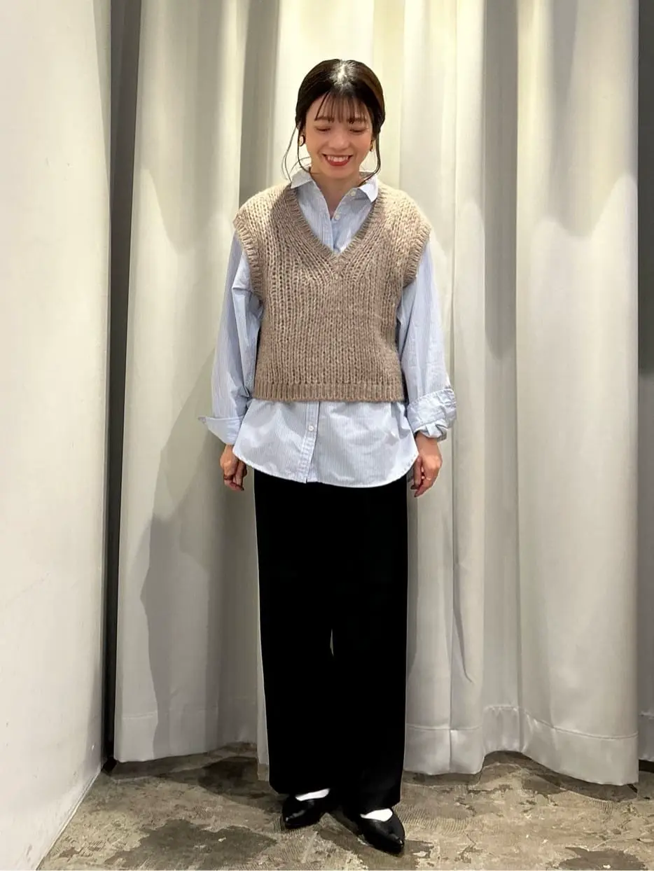 ≪USED≫【選べる丈】甘編みニットベスト/AMERICAN HOLIC（アメリカン