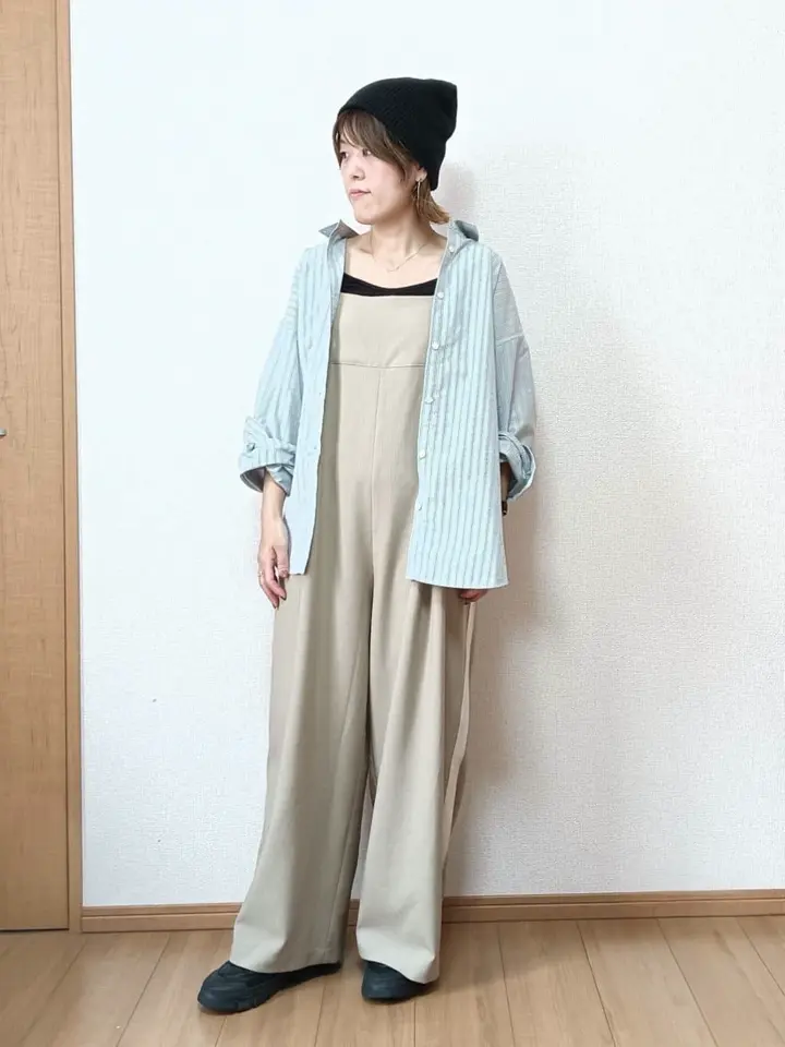 ≪USED≫【WEB限定】サイドラインバックリボンサロペット/AMERICAN