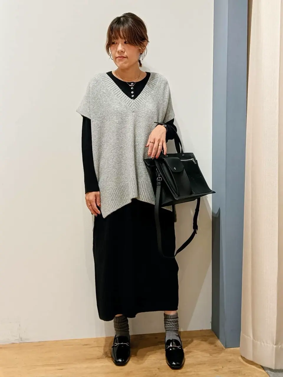 ≪USED≫マルチポケットスクエアA4ショルダートートバック/AMERICAN