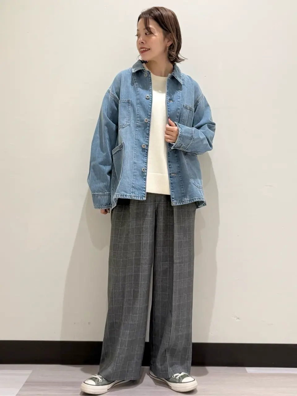 デニムカバーオールジャケット/AMERICAN HOLIC（アメリカンホリック