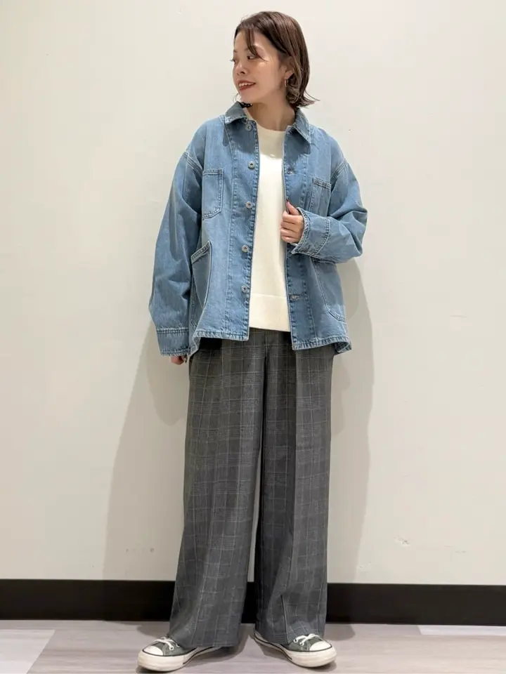 レア！45R ♡ デニムカバーオール デニムカバーオール/AMERICAN HOLIC（アメリカンホリック）のその他