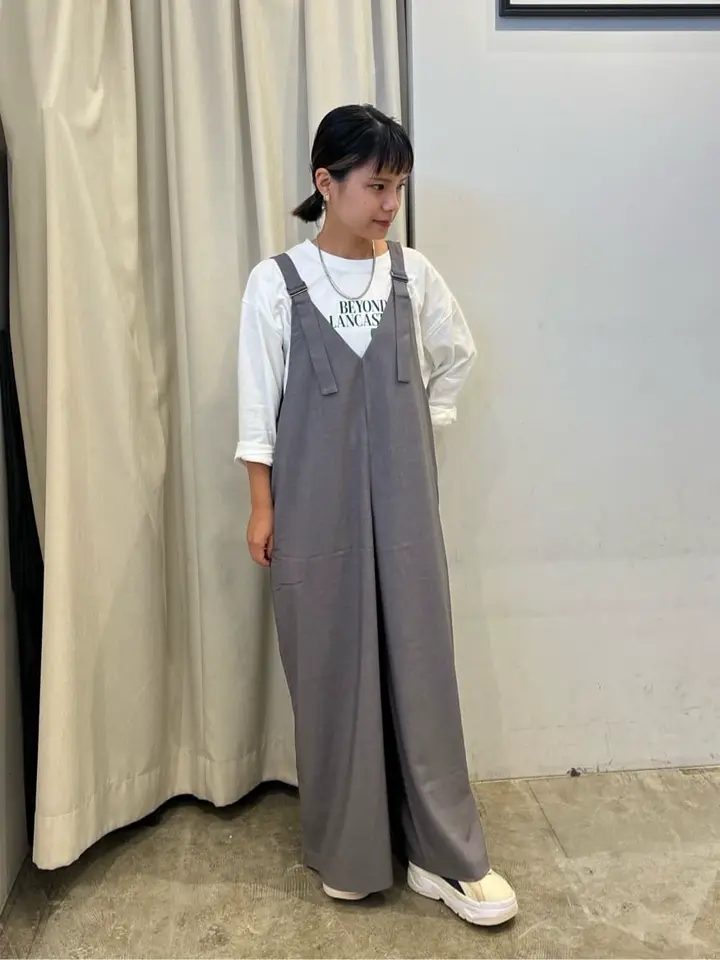 イージーケアVネックオールインワン/AMERICAN HOLIC（アメリカン