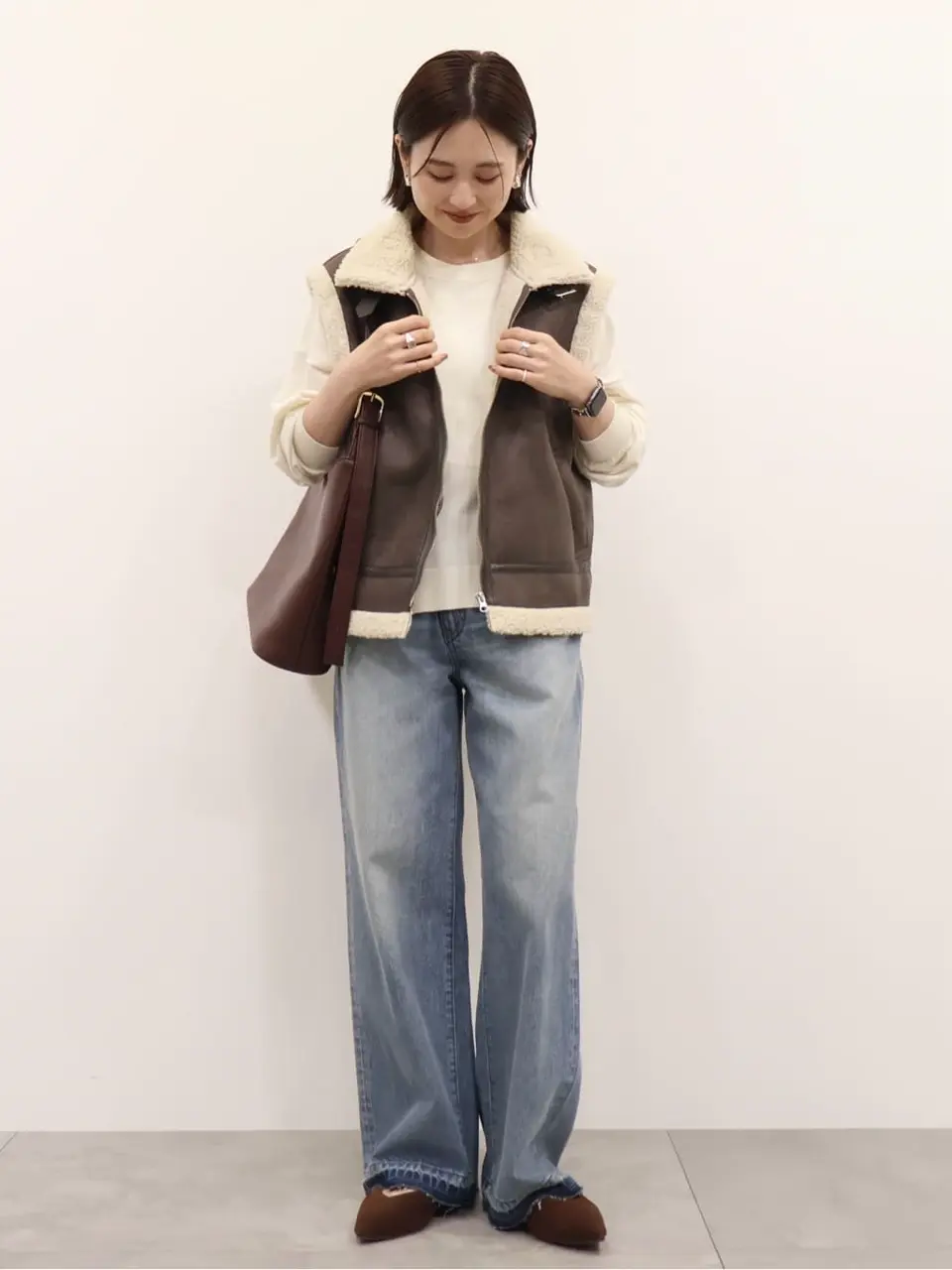 【新品】 Girl リラックス ストライプ セーター プルオーバー バイパチルーズニットプルオーバー＜静電気軽減＞/AMERICAN HOLIC