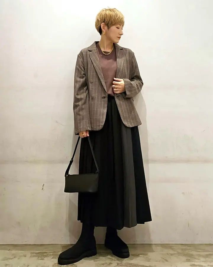 【新品】 Girl リラックス ストライプ セーター プルオーバー ストライプニットハーフジップタートルネックプルオーバー