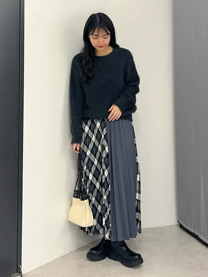 WEB限定】フェザーゆるニットプルオーバー/AMERICAN HOLIC（アメリカン