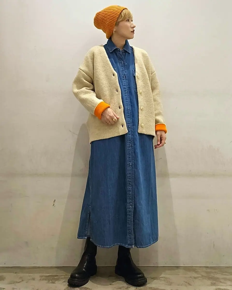 デニムシャツワンピース/AMERICAN HOLIC（アメリカンホリック）の