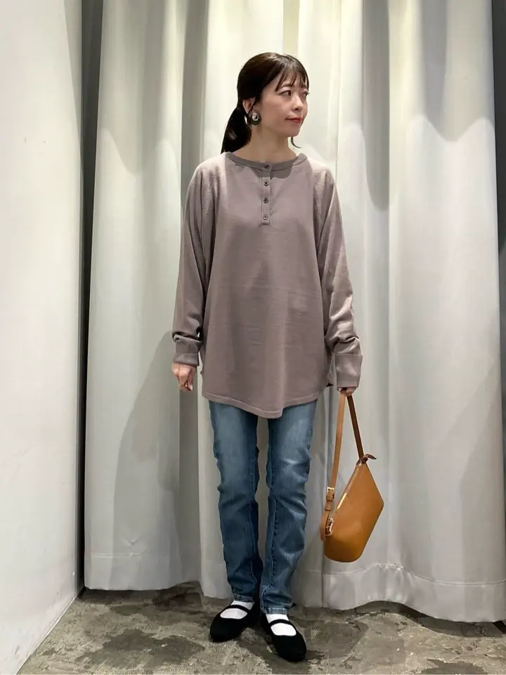 バイパチ2WAYヘンリーネックニットプルオーバー/AMERICAN HOLIC