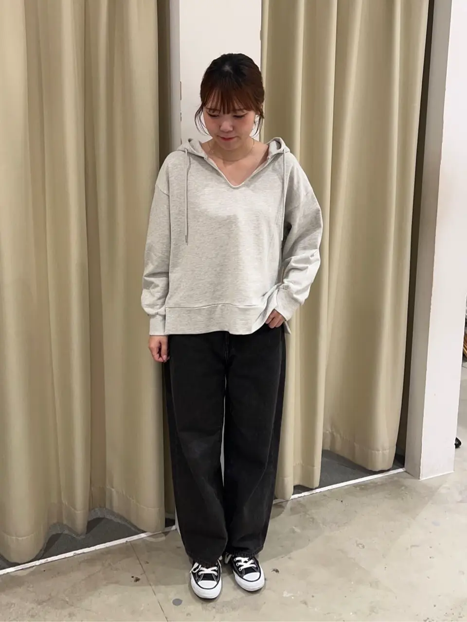 スキッパー裏毛パーカー/AMERICAN HOLIC（アメリカンホリック）の