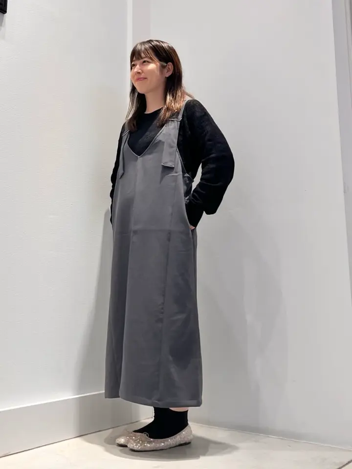 イージーケアWクロスIラインワンピース/AMERICAN HOLIC（アメリカン