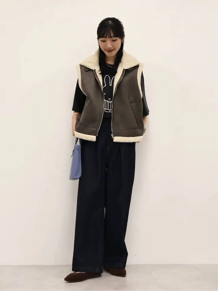 ムートンライクベスト/AMERICAN HOLIC（アメリカンホリック）のベスト