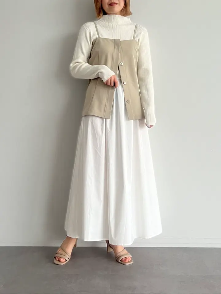 リブニットドッキングワンピース/AnriettMusée（アンリエットミュゼ