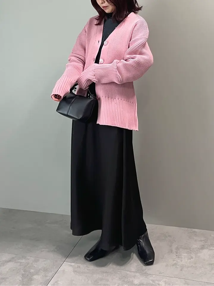 リブニットカーディガン/AnriettMusée（アンリエットミュゼ）の