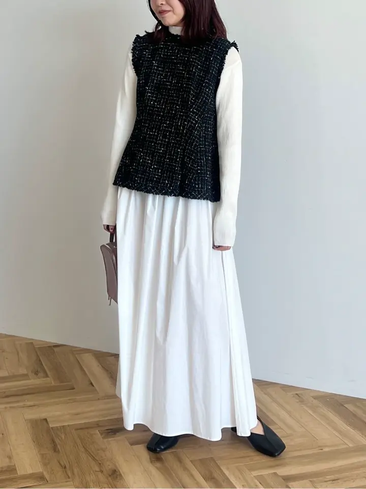 リブニットドッキングワンピース/AnriettMusée（アンリエットミュゼ