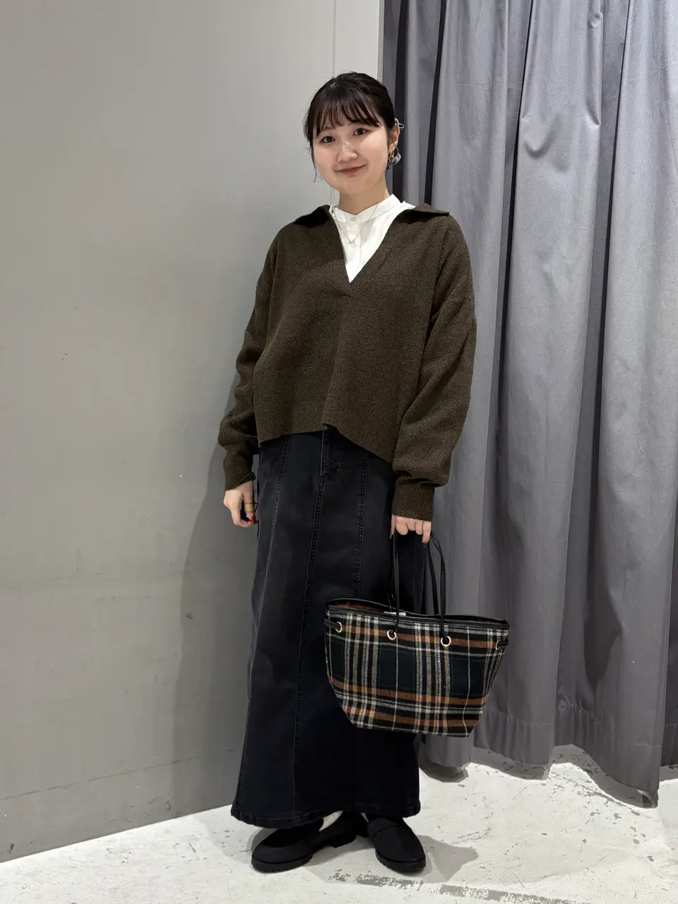 裏起毛デニムスカート/CRAFT STANDARD BOUTIQUE（クラフトスタンダード