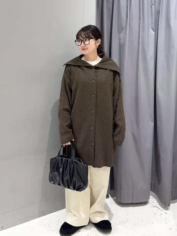 洗える/ビッグカラーコーディガン/CRAFT STANDARD BOUTIQUE（クラフト