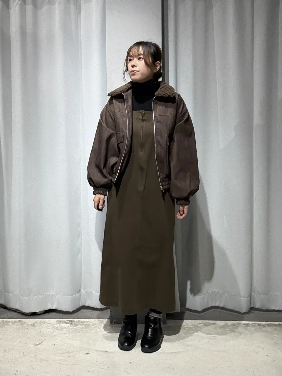 フロントジップジャンパースカート/CRAFT STANDARD BOUTIQUE（クラフト