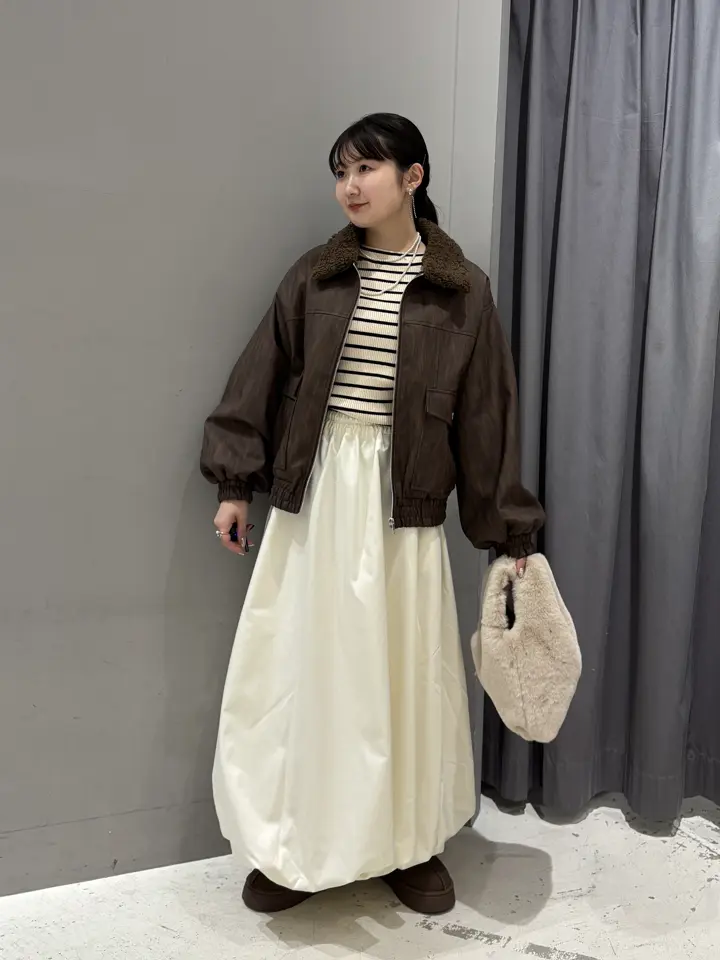 フェイクレザー衿ボアブルゾン/CRAFT STANDARD BOUTIQUE（クラフト