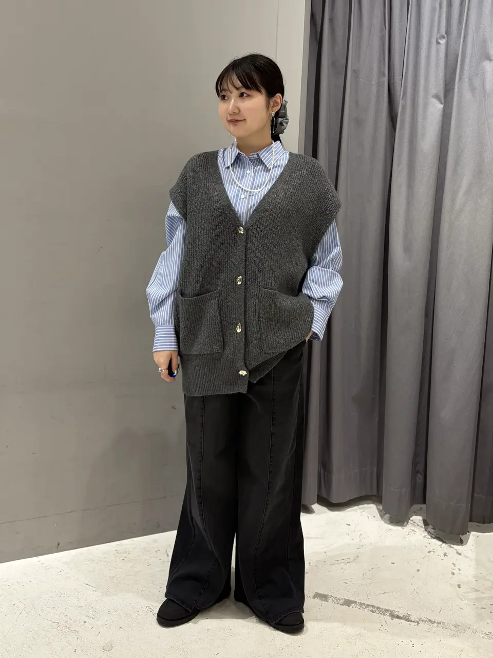 CRAFT STANDARD BOUTIQUE バスケット編ベスト切替プルオーバ CRAFT STANDARD BOUTIQUE（クラフトスタンダードブティック）の