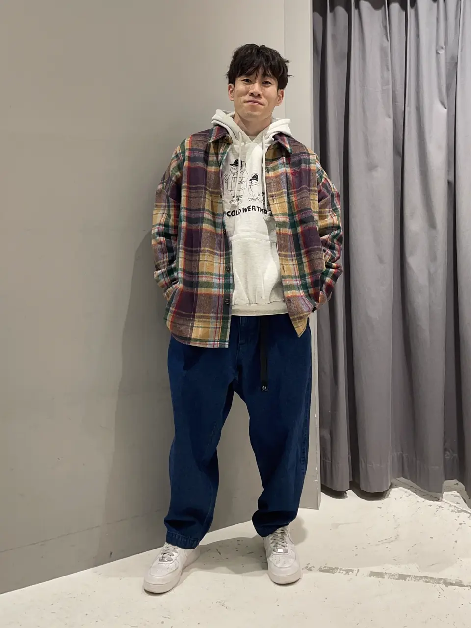 BEVERLY HILLS POLO CLUB/ビバリーヒルズポロクラブ シャギーチェック