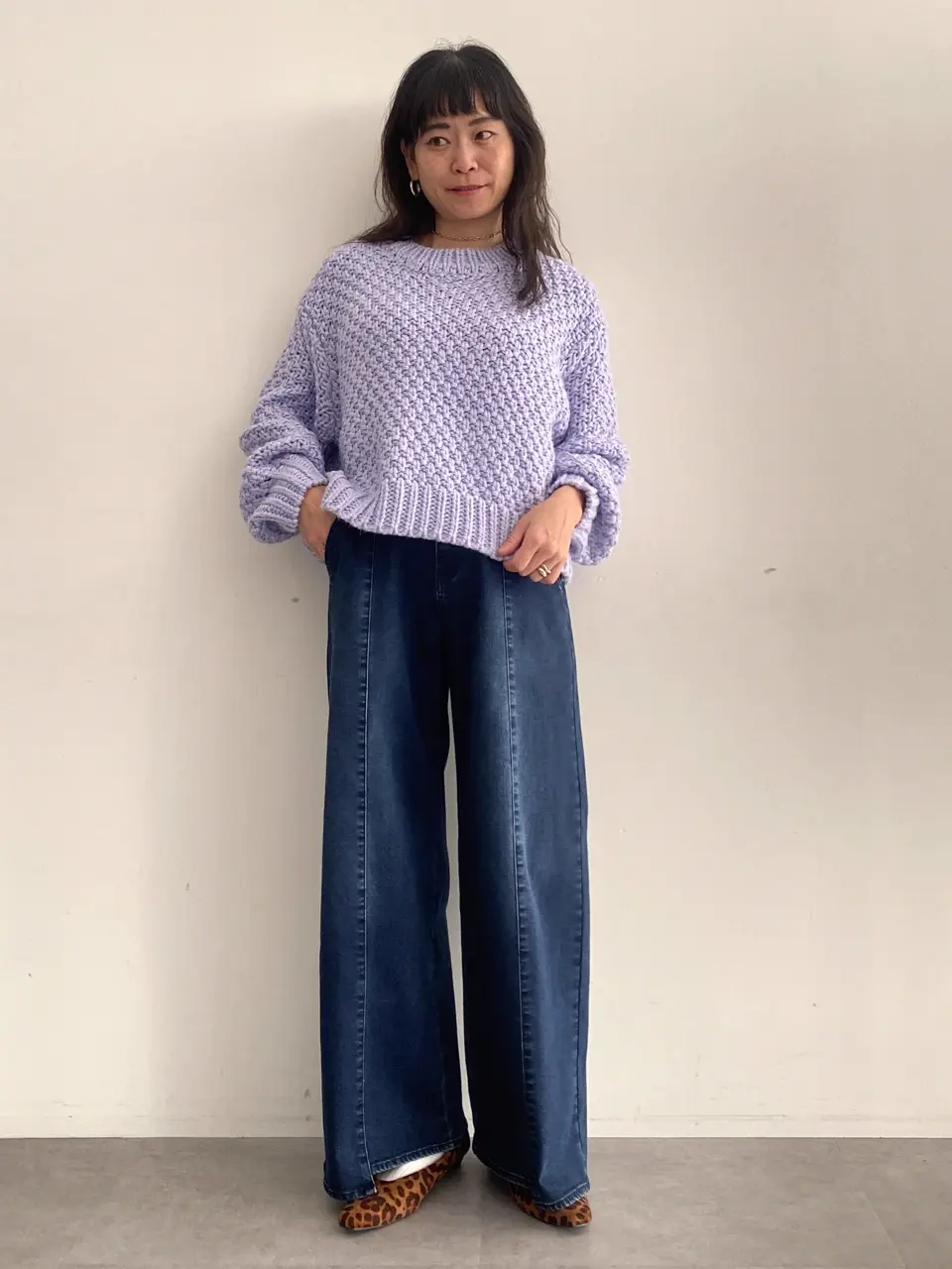 洗える/ローゲージカノコニットプルオーバー/CRAFT STANDARD BOUTIQUE