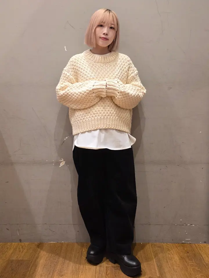洗える/ローゲージカノコニットプルオーバー/CRAFT STANDARD BOUTIQUE