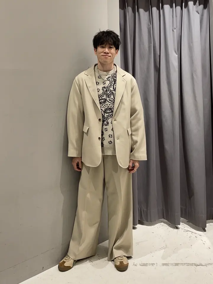 ペイズリー柄ニットプルオーバー/CRAFT STANDARD BOUTIQUE（クラフト