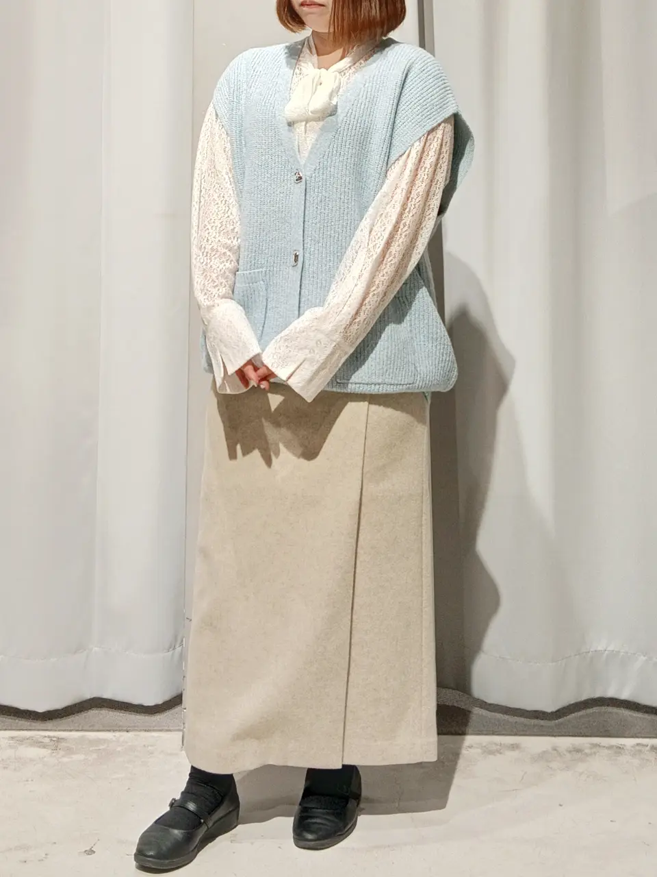 ラップ風Iラインスカート/CRAFT STANDARD BOUTIQUE（クラフト