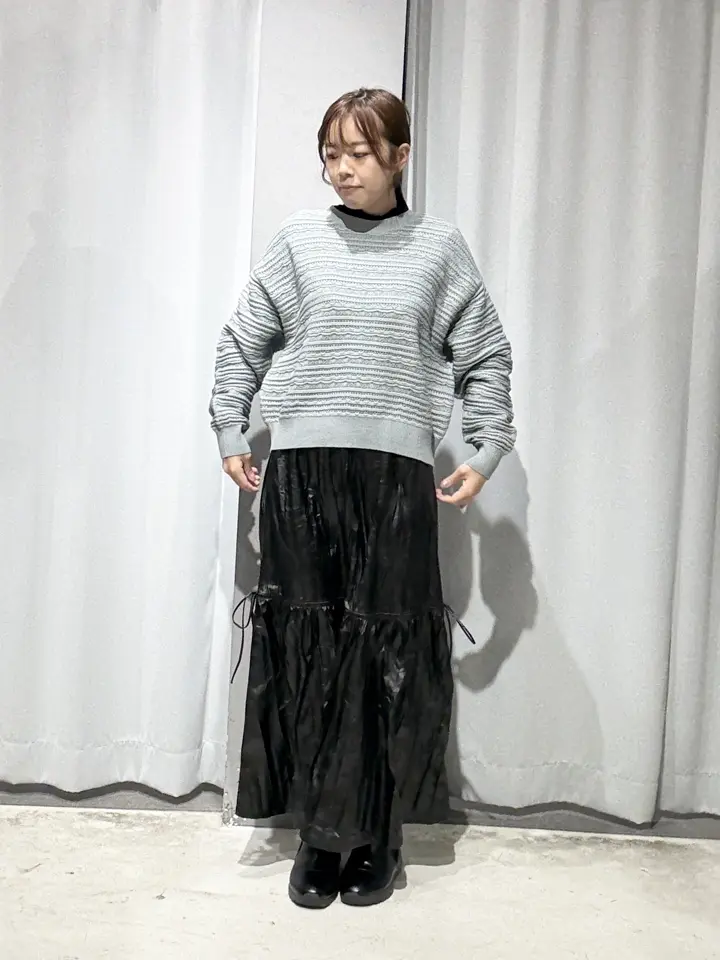 ≪USED≫洗える/レースボーダーニットプルオーバー/CRAFT STANDARD