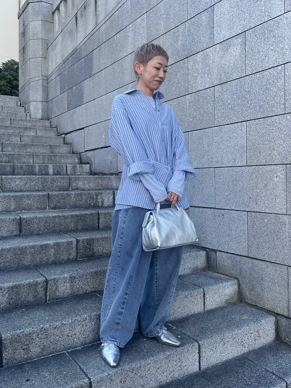 カーブデニムパンツ/CRAFT STANDARD BOUTIQUE（クラフトスタンダード