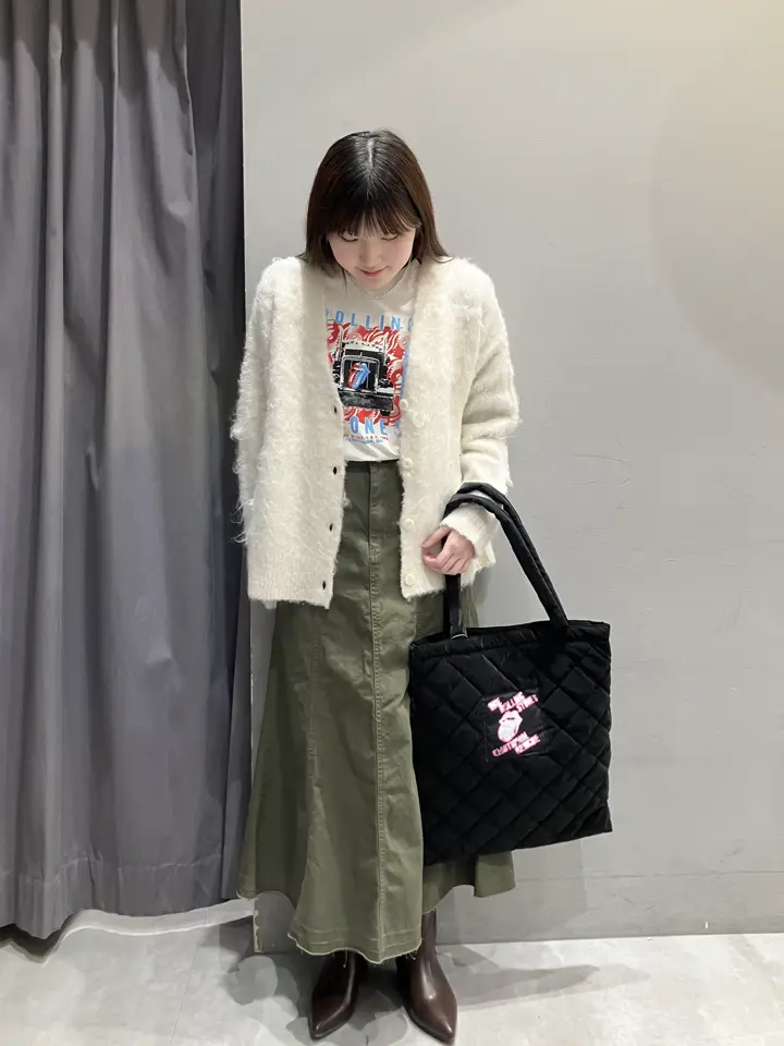 洗える/カール起毛モヘアライクVネックニットカーディガン/CRAFT