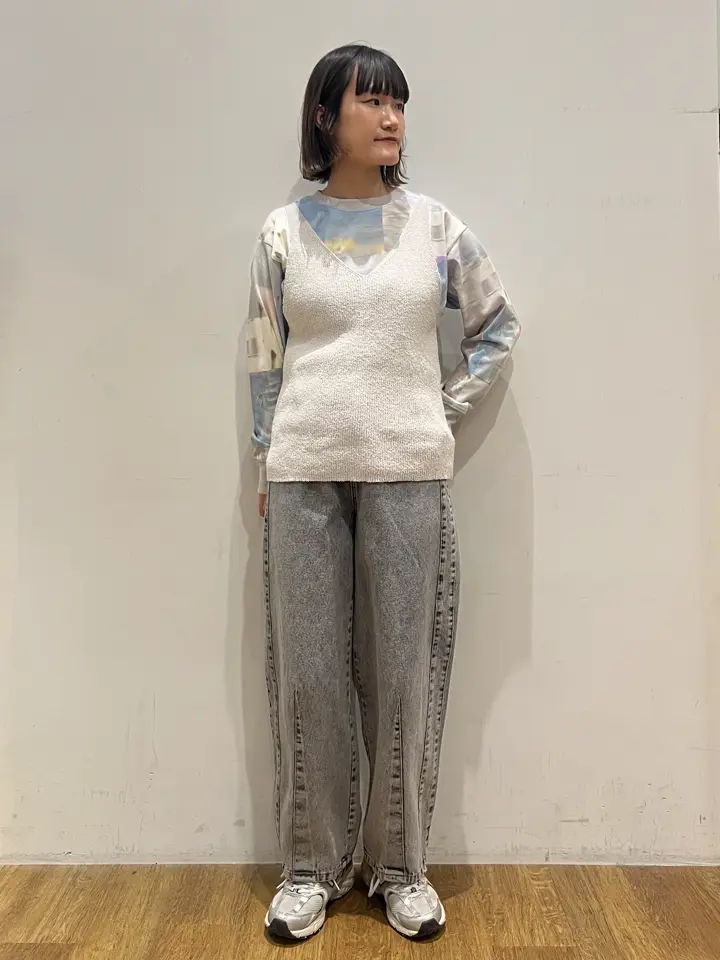 カーブデニムパンツ/CRAFT STANDARD BOUTIQUE（クラフトスタンダード