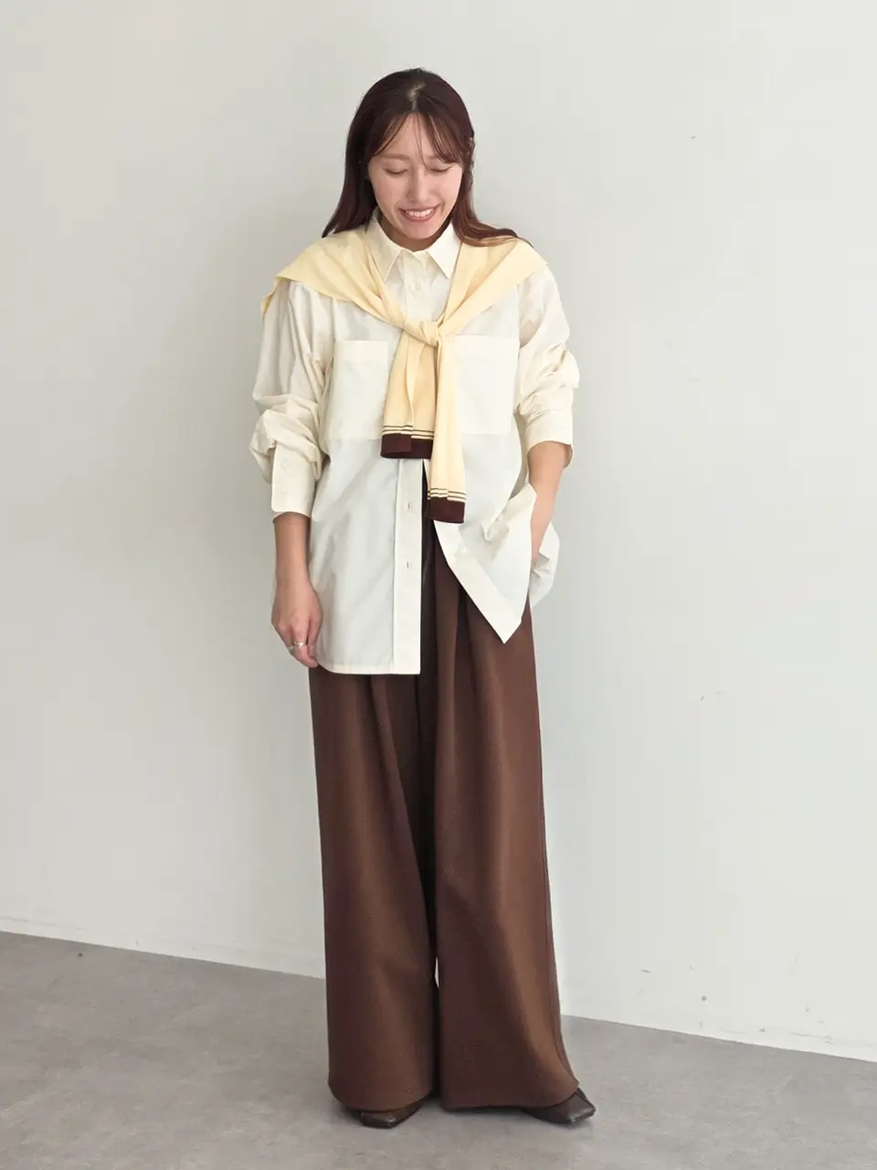 接触冷感 / ニットストール+プルオーバー/CRAFT STANDARD BOUTIQUE