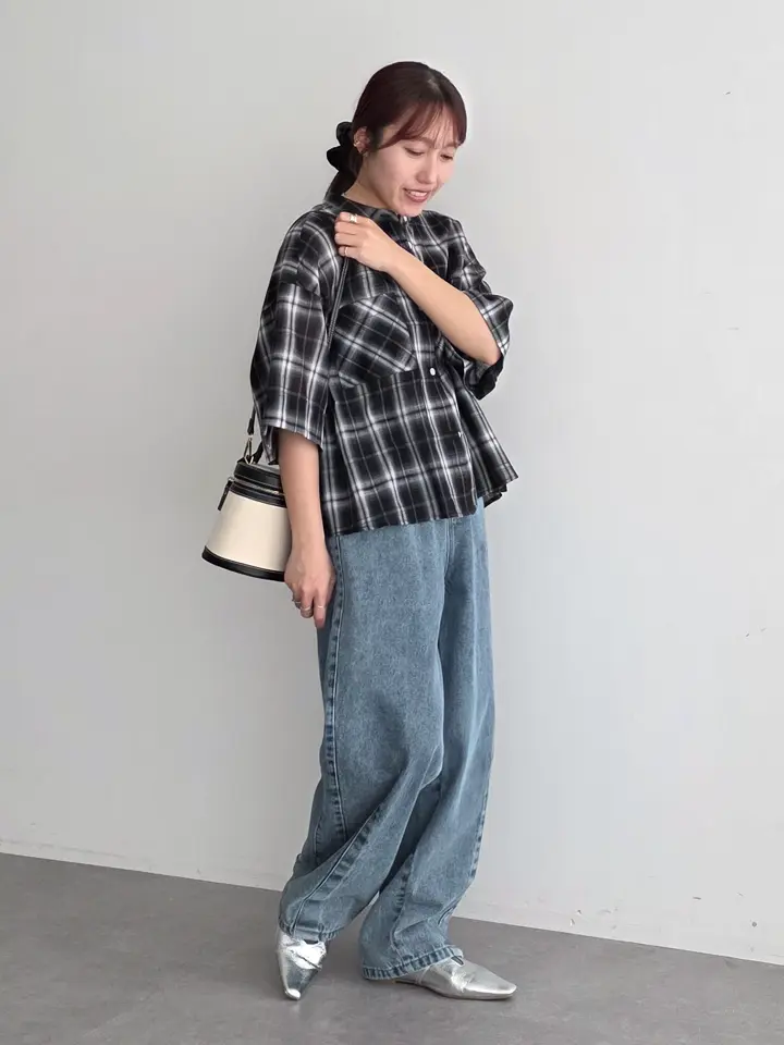 カーブデニムパンツ/CRAFT STANDARD BOUTIQUE（クラフトスタンダード