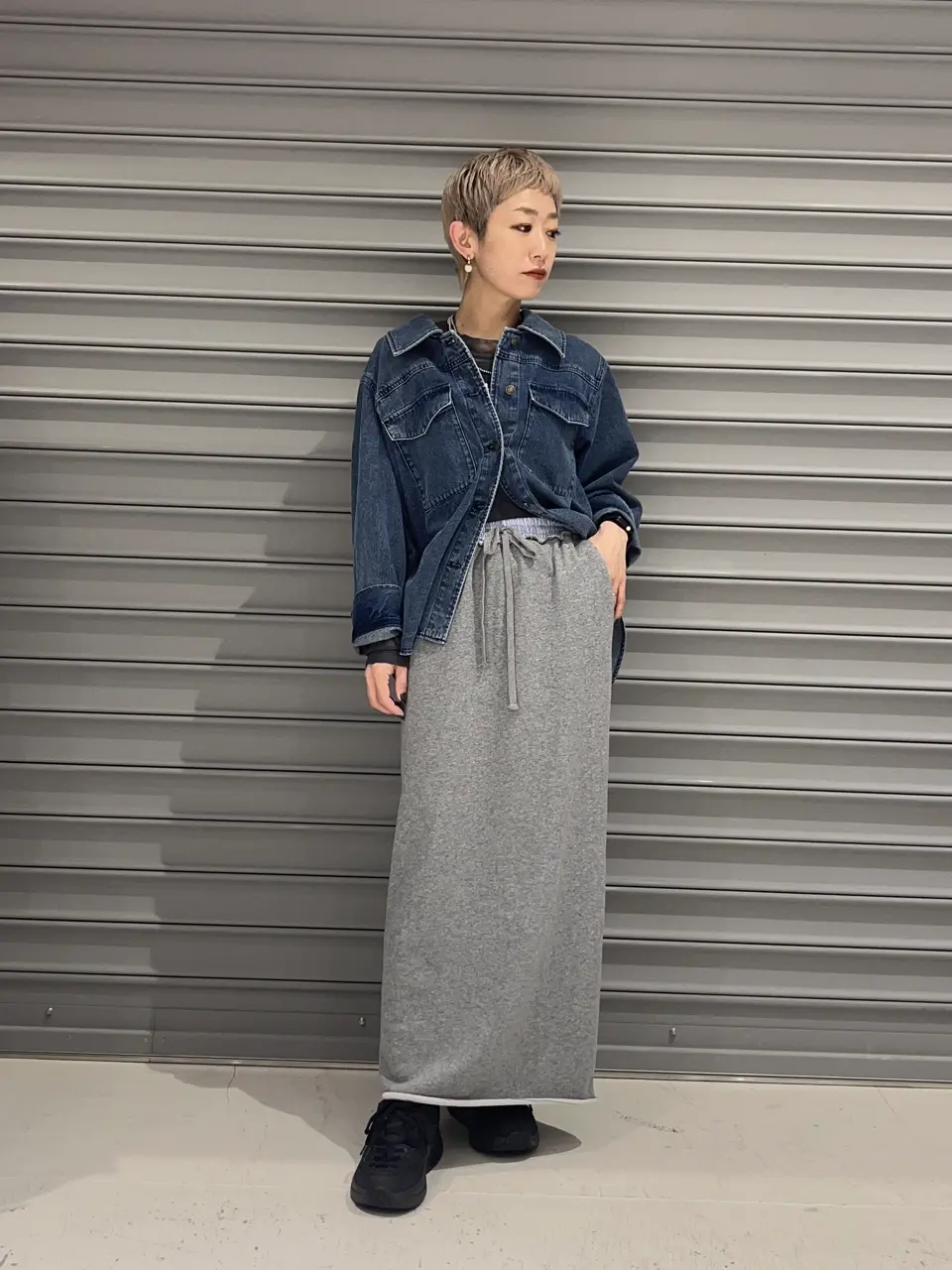 ダブルウエストカットソーロングスカート/CRAFT STANDARD BOUTIQUE