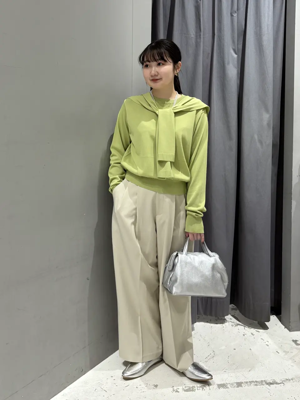 接触冷感 / ニットストール+プルオーバー/CRAFT STANDARD BOUTIQUE