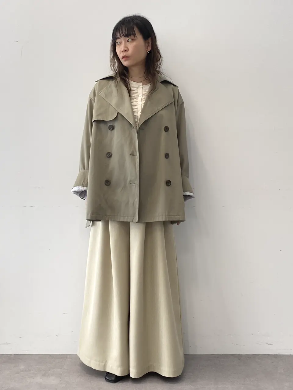 ワイドカフスミディトレンチコート/CRAFT STANDARD BOUTIQUE（クラフト