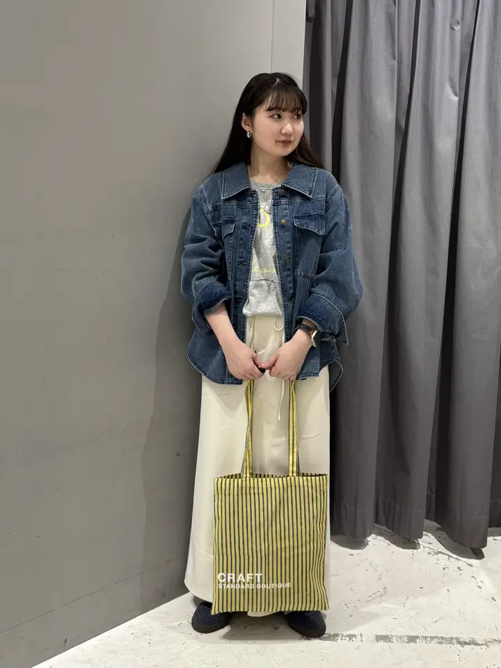 イージーケア/フロントタックロングスカート/CRAFT STANDARD BOUTIQUE