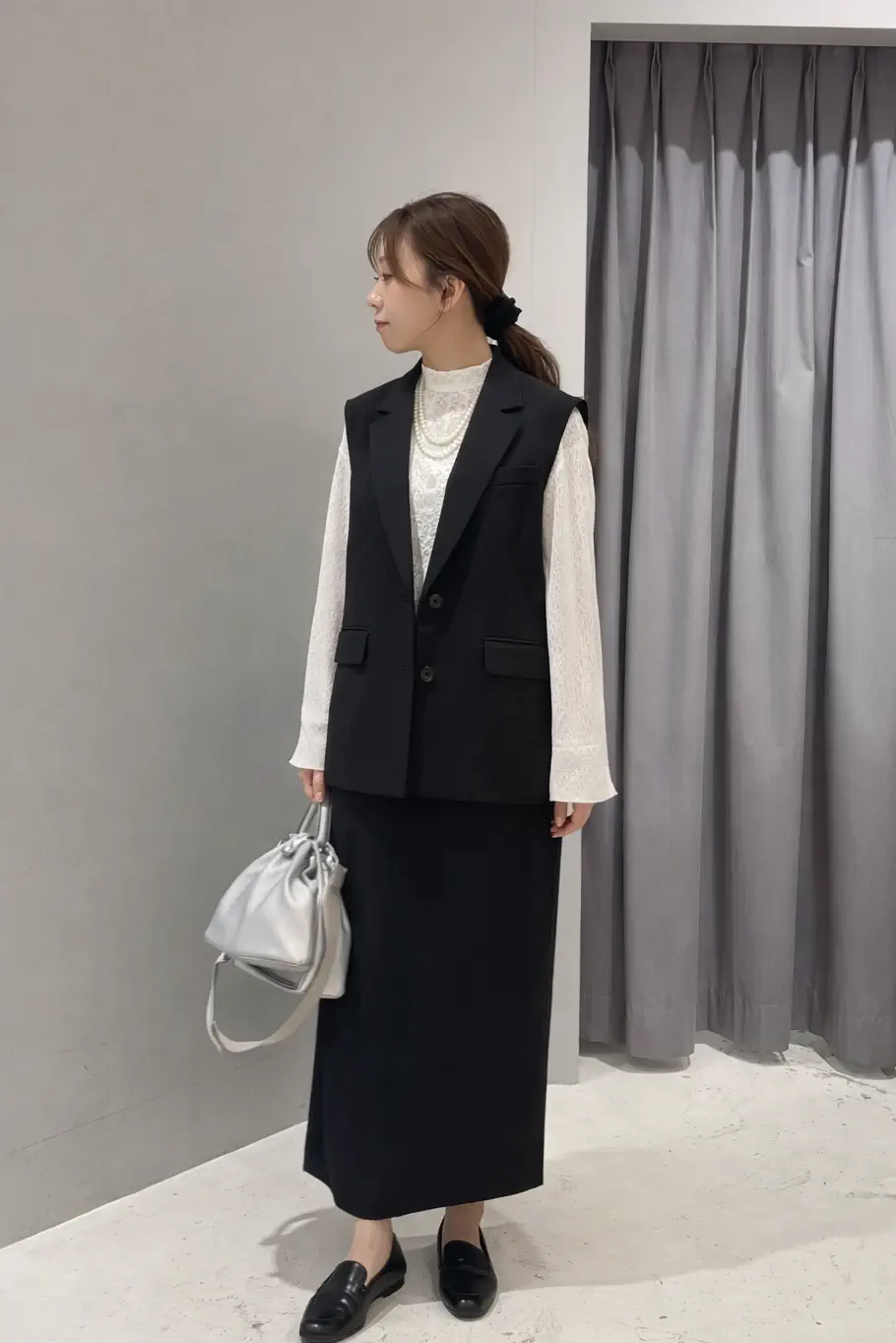 カットアウトデザインテーラードジレ/CRAFT STANDARD BOUTIQUE