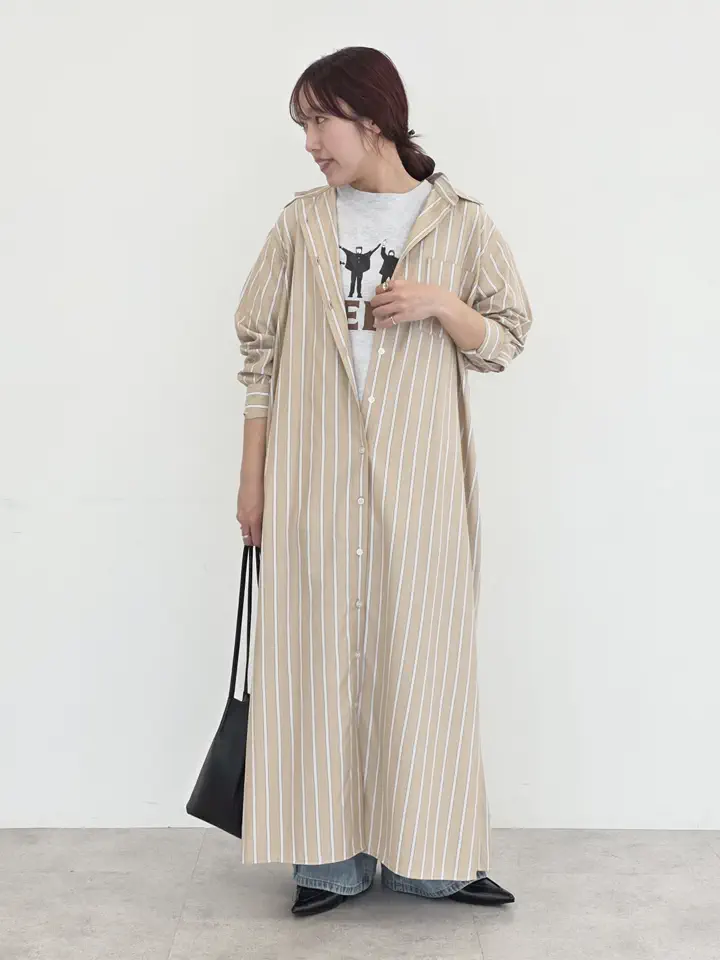 ストライプシャツワンピース/CRAFT STANDARD BOUTIQUE（クラフト