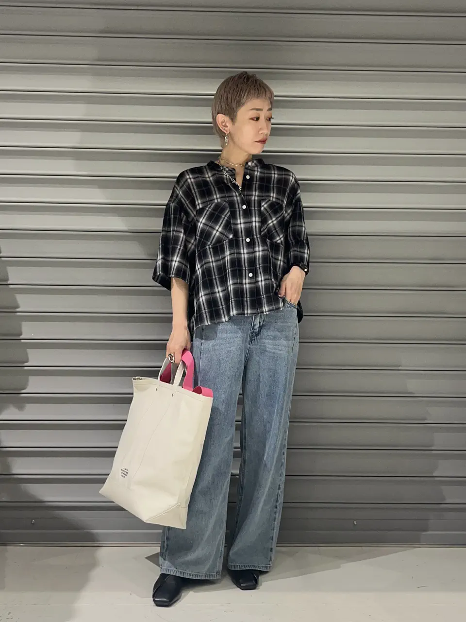 ストレートワイドデニムパンツ/CRAFT STANDARD BOUTIQUE（クラフト