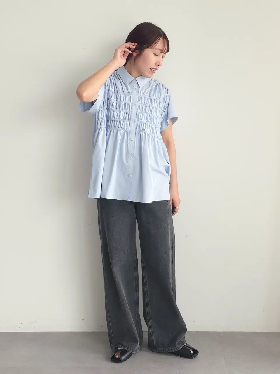 ストレートワイドデニムパンツ/CRAFT STANDARD BOUTIQUE（クラフト