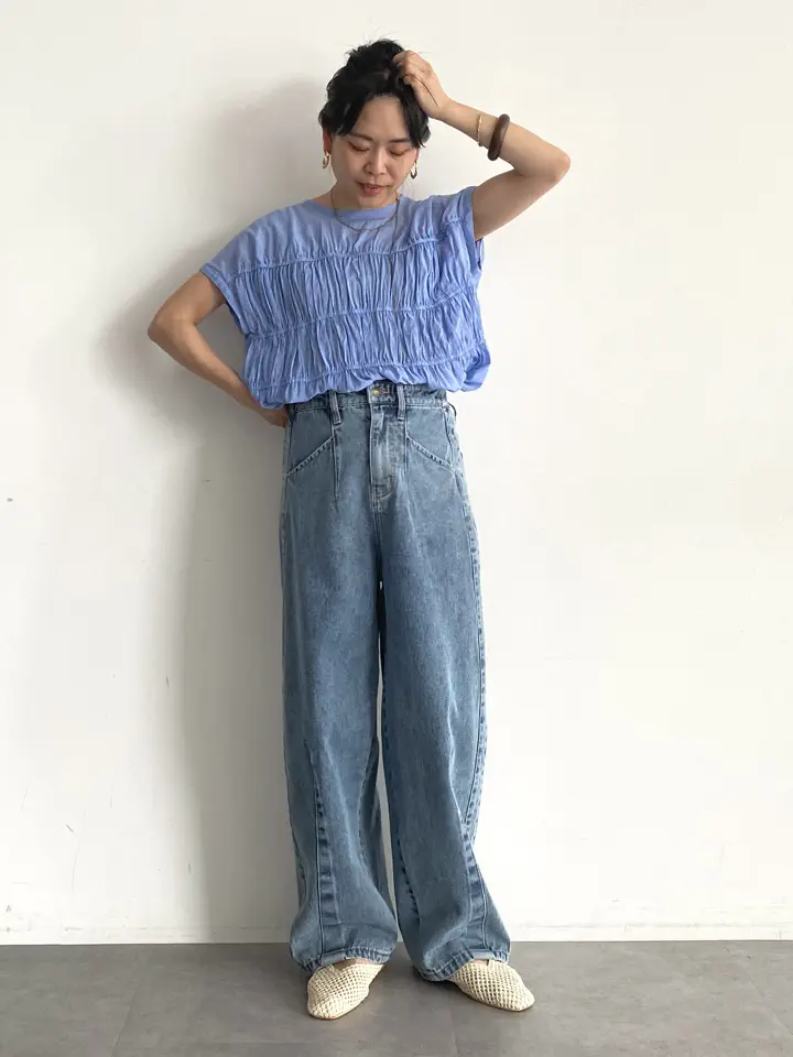 カーブデニムパンツ/CRAFT STANDARD BOUTIQUE（クラフトスタンダード