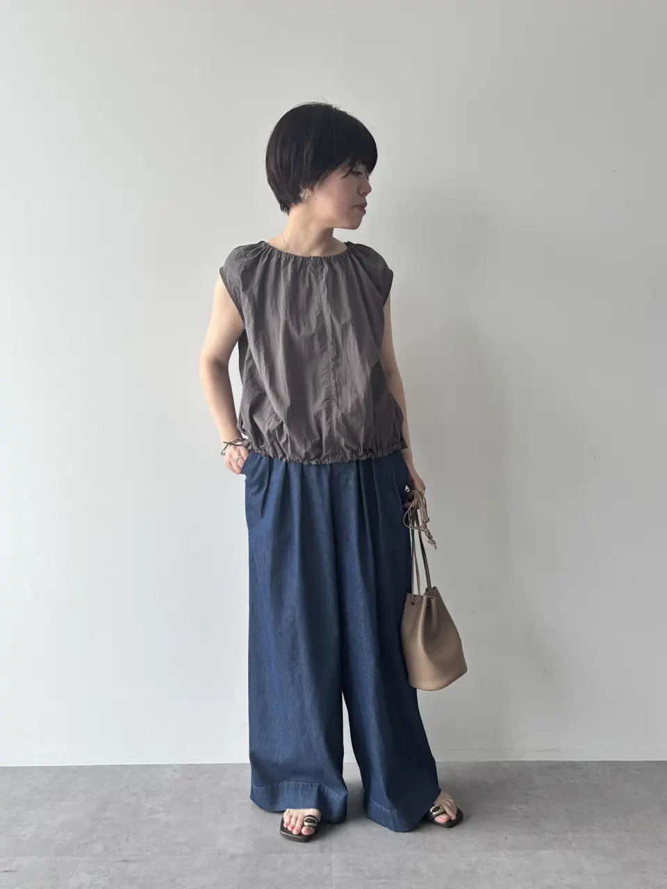 バルーンノースリーブブラウス/CRAFT STANDARD BOUTIQUE（クラフト 