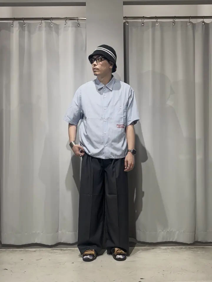 ストライプ半袖ドローコードシャツ/CRAFT STANDARD BOUTIQUE（クラフト