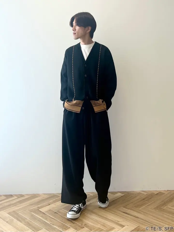 イーデン校制服イメージ ニットカーディガン/earth music&ecology