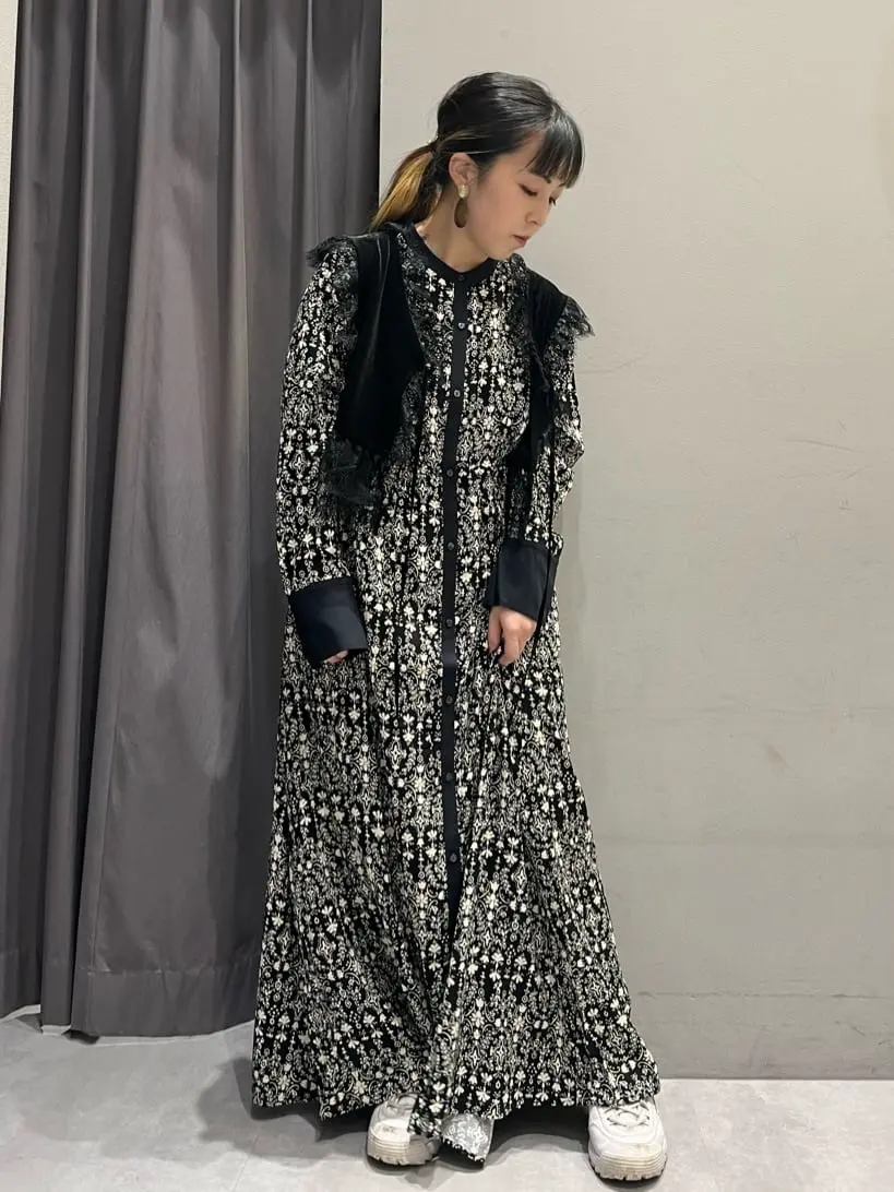 ≪USED≫総柄バイカラーワンピース/CRAFT STANDARD BOUTIQUE（クラフト