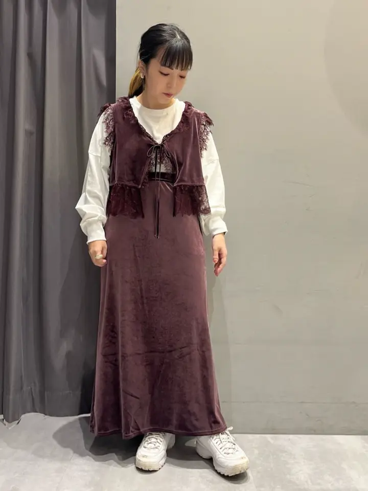 ベロアレース付きベスト/CRAFT STANDARD BOUTIQUE（クラフト