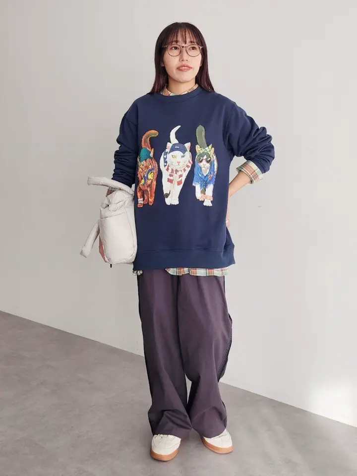 刺繍ライン入ツイルパンツ/CRAFT STANDARD BOUTIQUE（クラフト