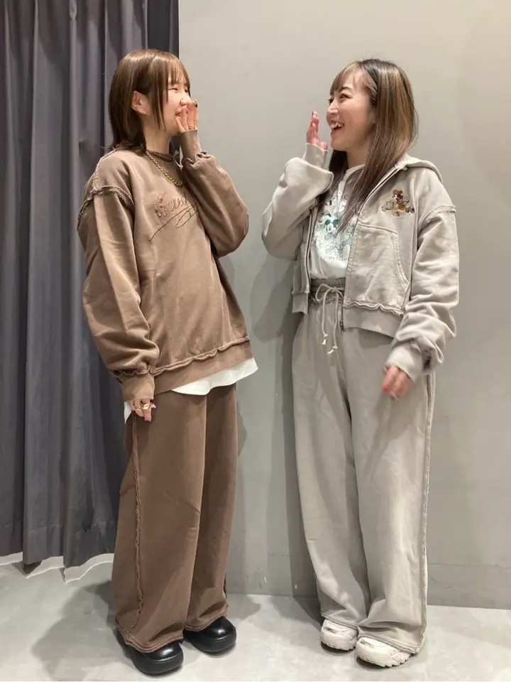 Disney/ディズニー ヴィンテージライク刺繍スウェットパンツ【ユニ